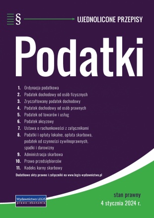 Podatki - ujednolicone przepisy